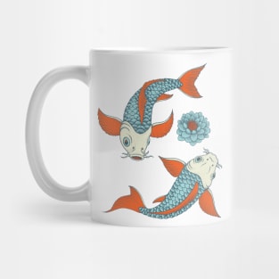 Japanese Yin-Yang Koi Fish Mug